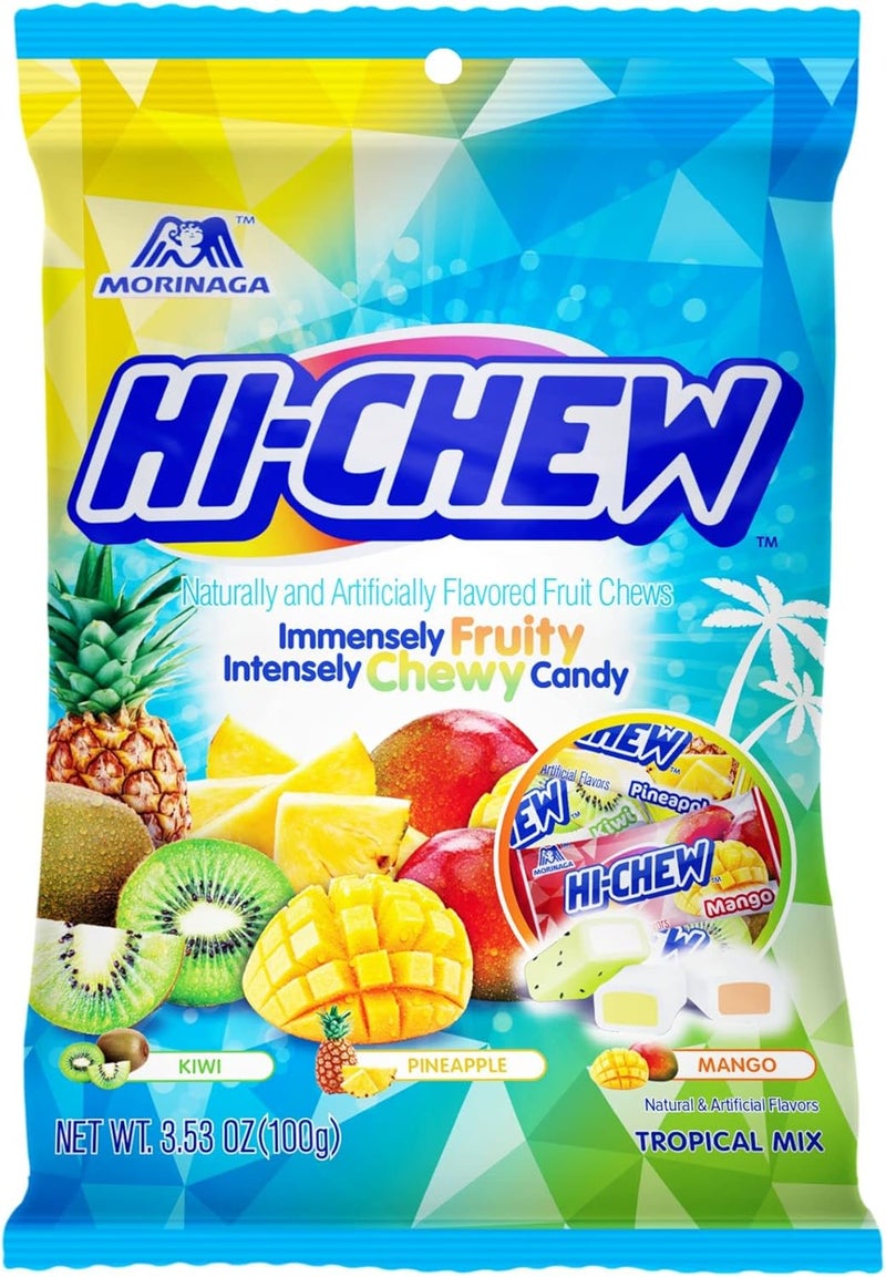 Hi-Chew Tropical Mix Fruit Candy - Pack of 6 - Image 1